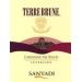 Flat front label of wine