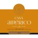Flat front label of wine