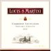 Louis Martini Sonoma Cabernet Sauvignon 2001 Front Label