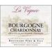 Flat front label of wine
