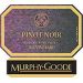 Flat front label of wine