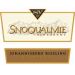 Flat front label of wine