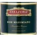Flat front label of wine