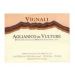 Flat front label of wine