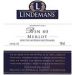Flat front label of wine
