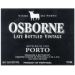 Flat front label of wine