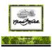 Flat front label of wine