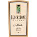 Flat front label of wine