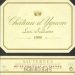 Chateau d'Yquem Sauternes 1999 Front Label