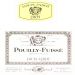 Flat front label of wine