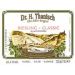 Flat front label of wine