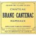 Flat front label of wine
