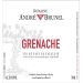 Andre Brunel Grenache 2019 Front Label