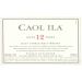 Caol Ila 12 Year Single Malt Scotch Whisky Front Label