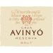 Avinyo Brut Reserva Cava 2016 Front Label