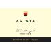 Arista Winery Toboni Vineyard Pinot Noir 2015 Front Label