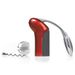 wine.com Vertical Rabbit Corkscrew in Metallic Red Gift Product Image