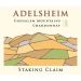 Adelsheim Staking Claim Chardonnay 2015 Front Label