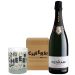 wine.com 91 Point Sparkling Wine & Candle Gift Set Gift Product Image