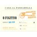 Casa da Passarella O Fugitivo em Curtimenta Branco 2016 Front Label