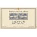 Flat front label of wine