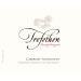 Flat front label of wine