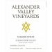 Alexander Valley Vineyards Estate Chardonnay 2019 Front Label
