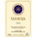 Tenuta San Guido Sassicaia (stained labels) 2000 Front Label