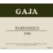 Gaja Barbaresco 1986 Front Label