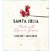 Santa Julia Organic Cabernet Sauvignon 2022 Front Label