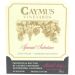 Caymus Special Selection Cabernet Sauvignon 1987 Front Label