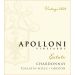 Apolloni Vineyards Estate Chardonnay 2021 Front Label
