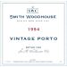 Smith Woodhouse Vintage Port 1994 Front Label