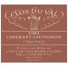 Clos Du Val Cabernet Sauvignon 1982 Front Label