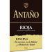 Antano Reserva 2015 Front Label