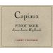 Capiaux Cellars Garys' Vineyard Pinot Noir 2019 Front Label