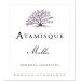 Bodega Atamisque Malbec 2016 Front Label