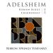 Adelsheim Ribbon Springs Vineyard Chardonnay 2018 Front Label