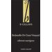 B Cellars Beckstoffer Dr. Crane Vineyard Cabernet Sauvignon 2017 Front Label