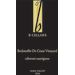 B Cellars Beckstoffer Dr. Crane Vineyard Cabernet Sauvignon 2016 Front Label