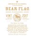 Bear Flag Zinfandel 2017 Front Label