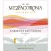 Flat front label of wine