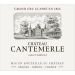 Chateau Cantemerle (375ML half-bottle) 2019 Front Label