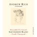Andrew Rich Croft Vineyard Sauvignon Blanc 2018 Front Label