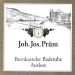 J.J. Prum Bernkasteler Badstube Auslese Riesling 2020 Front Label