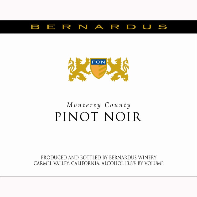 Flat front label of wine