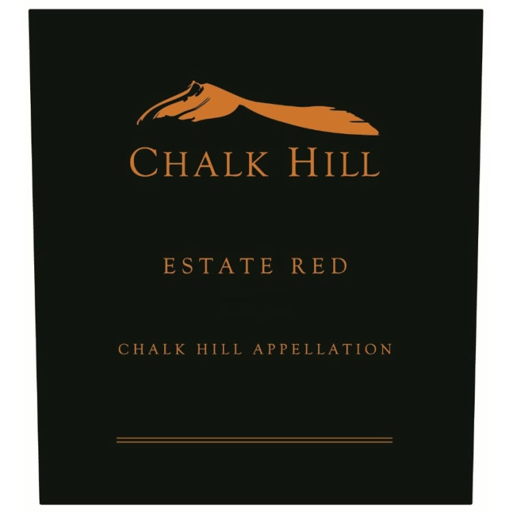 Flat front label of wine