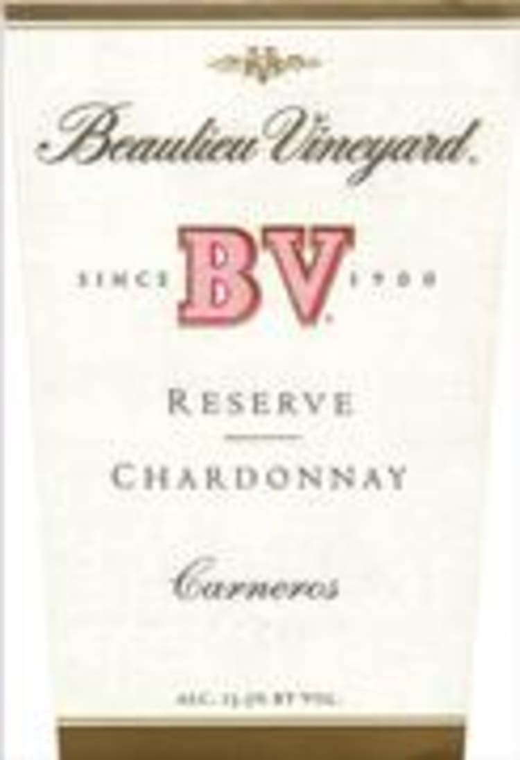 Flat front label of wine