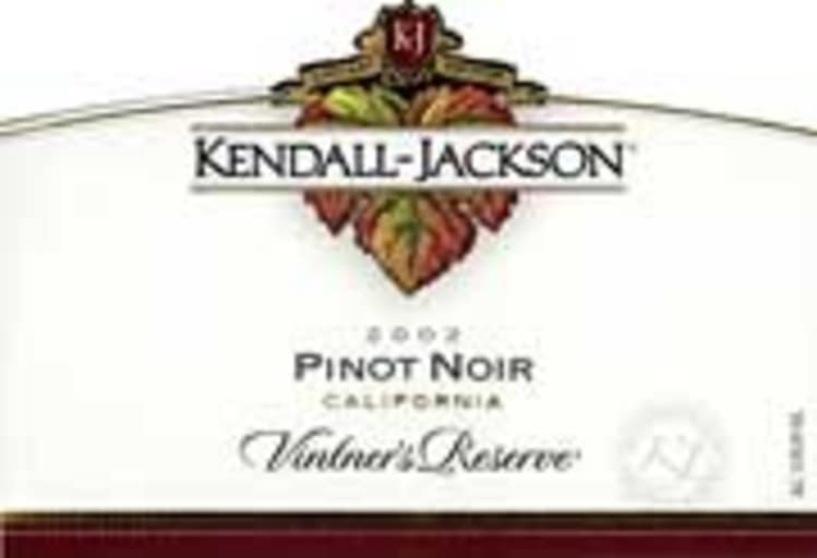 Flat front label of wine