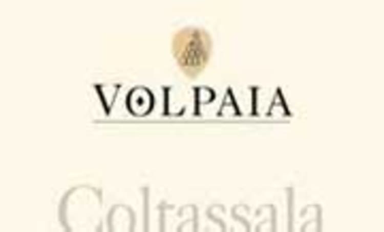 Flat front label of wine